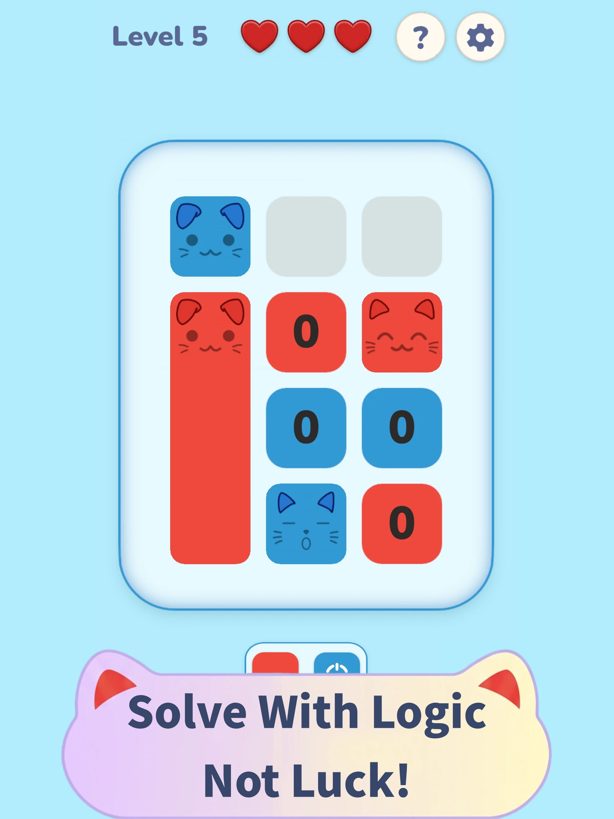 Meowsweeper - logic Puzzle screenshot