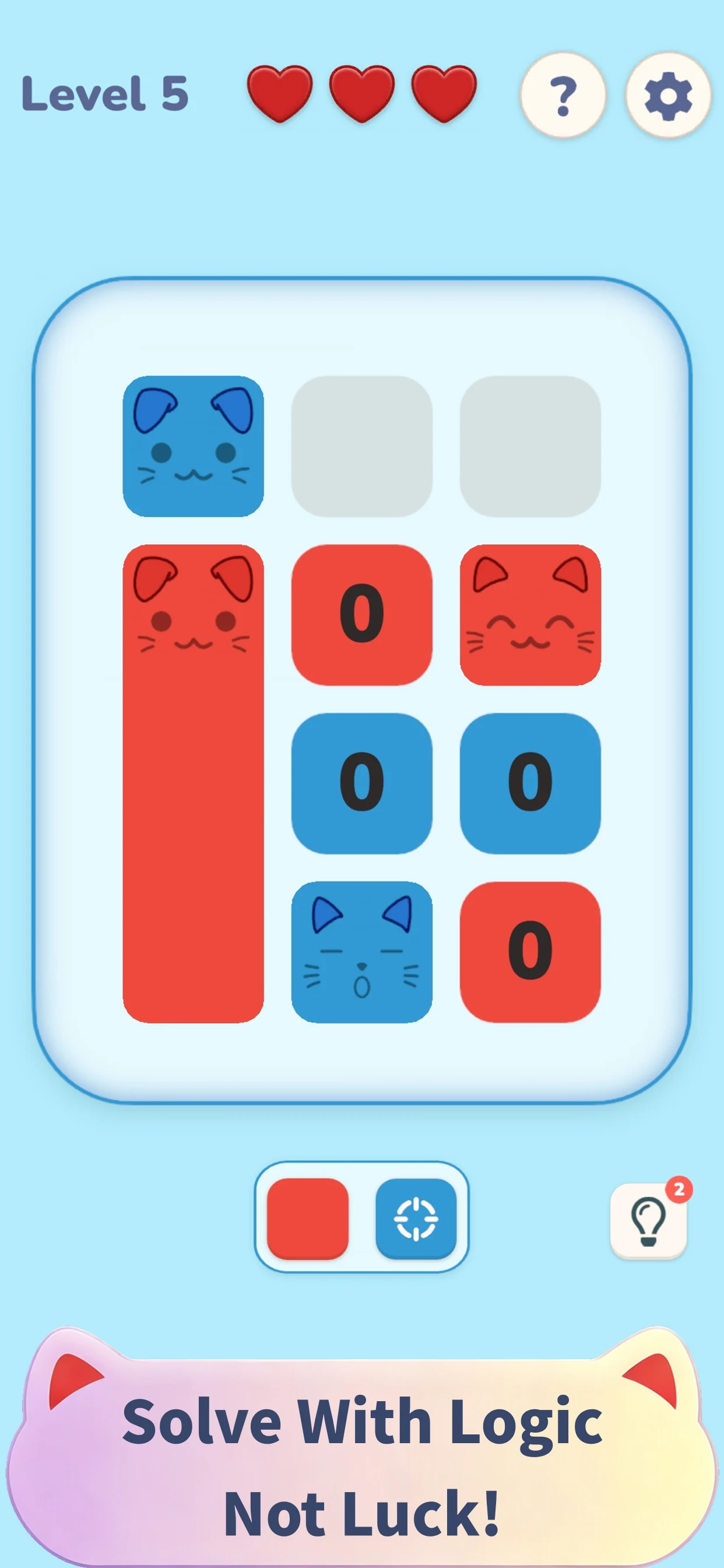 Meowsweeper - logic Puzzle screenshot
