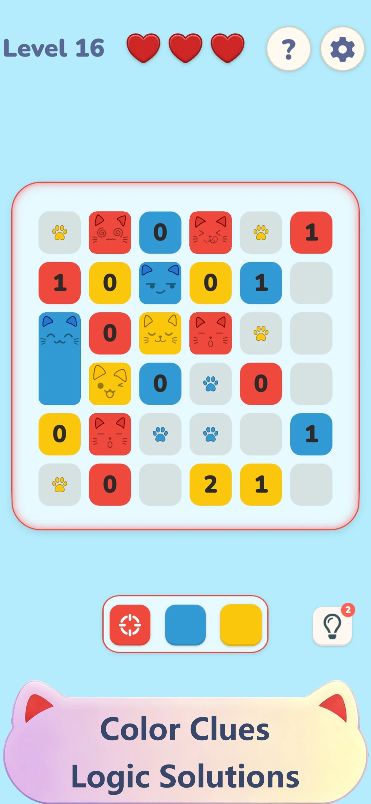 Meowsweeper - logic Puzzle screenshot