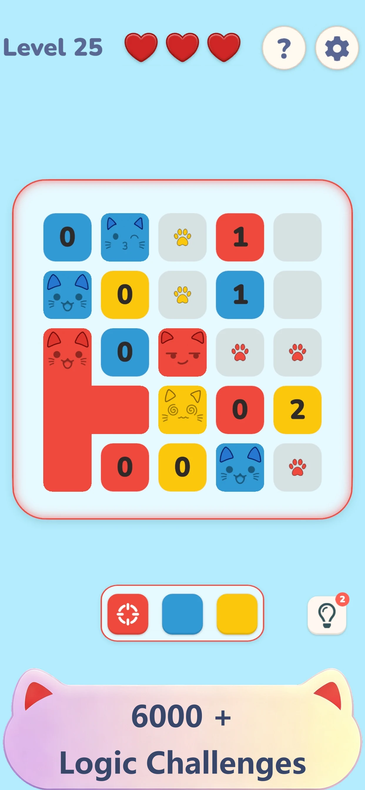 Meowsweeper - logic Puzzle screenshot